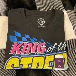 Big Men’s King of the Streets Graphic Tee with Short Sleeves, Size 2XL